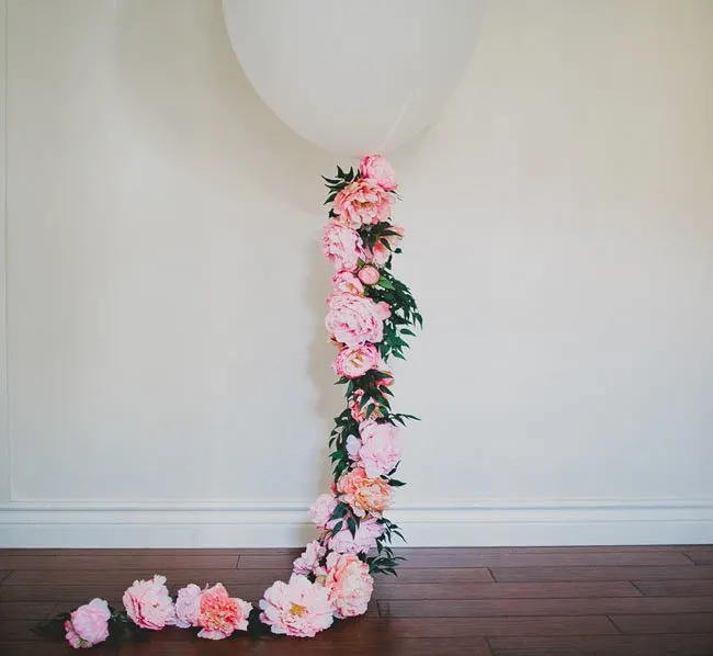 Fresh floral wedding decorations - think outside the vase!