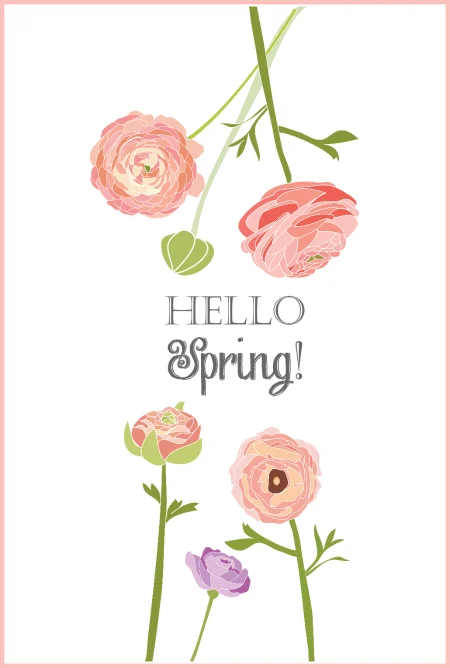 Simple hello spring print