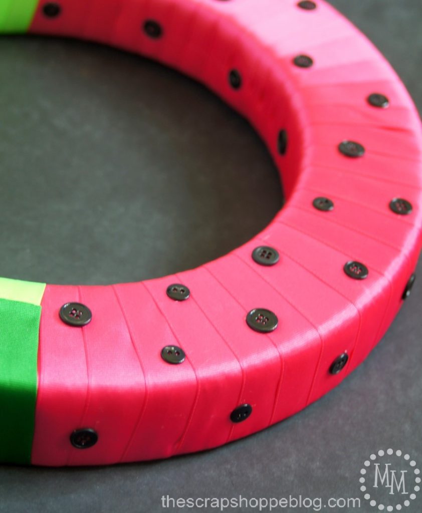 A DIY watermelon wreath is a great way to kick off summer!