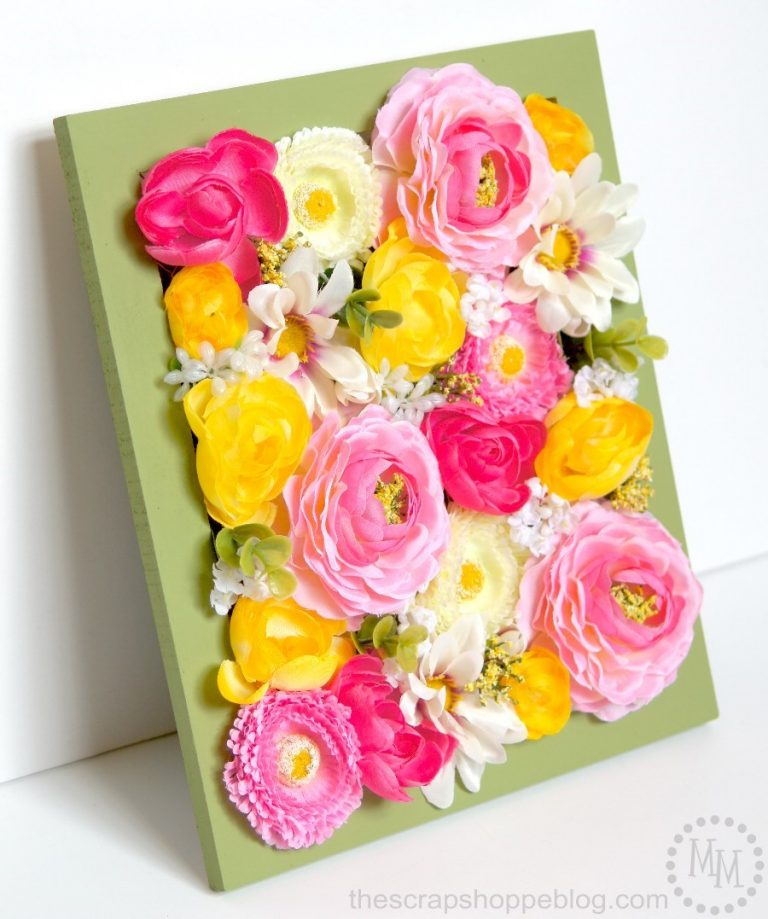 Add faux fresh florals to brighten up your home decor!