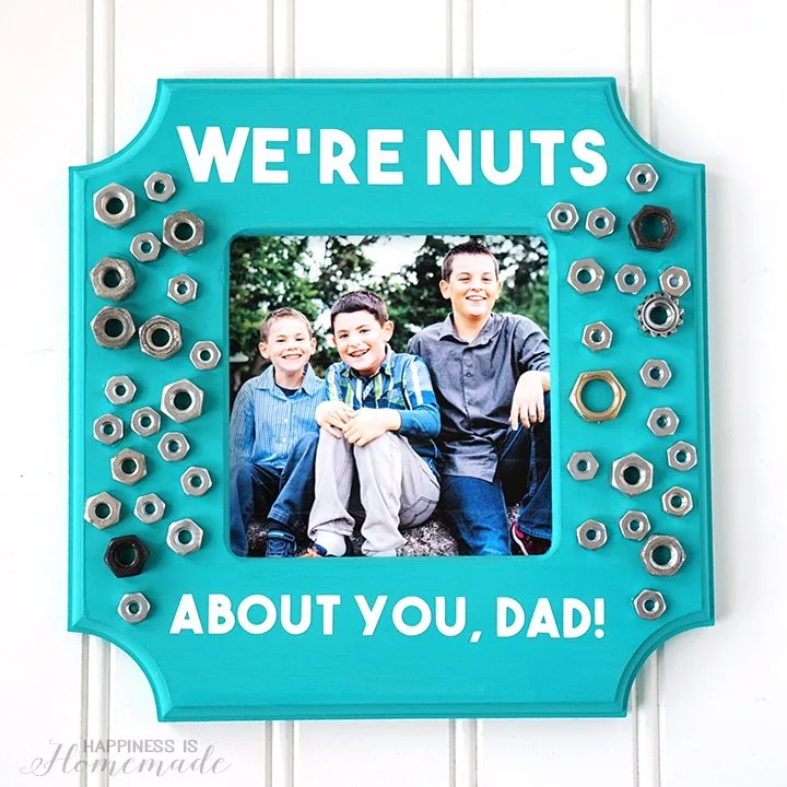 Were-Nuts-About-You-Dad-Photo-Frame-Kid-Made-Fathers-Day-Gift-Idea