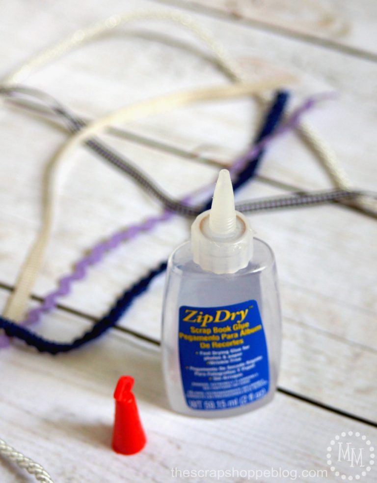 Must Have Craft Tips & More: Sewing Tip - Glue tiny trim on fabric!