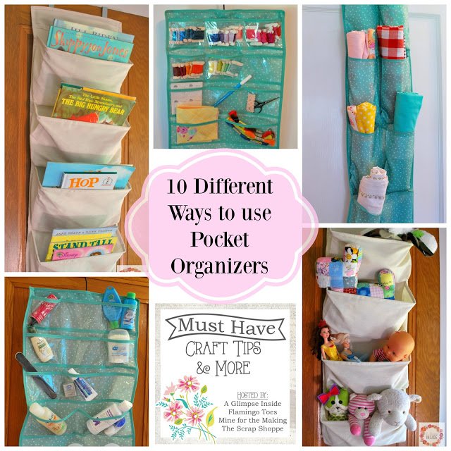 Must Have Craft Tips & More: Organizing with pocket organizers!