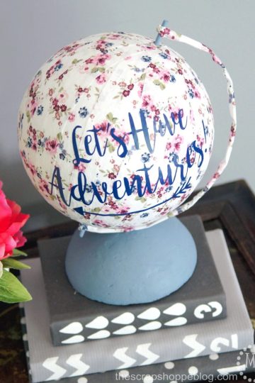 Did you know you can make your own globe? This DIY is easier than you might think!