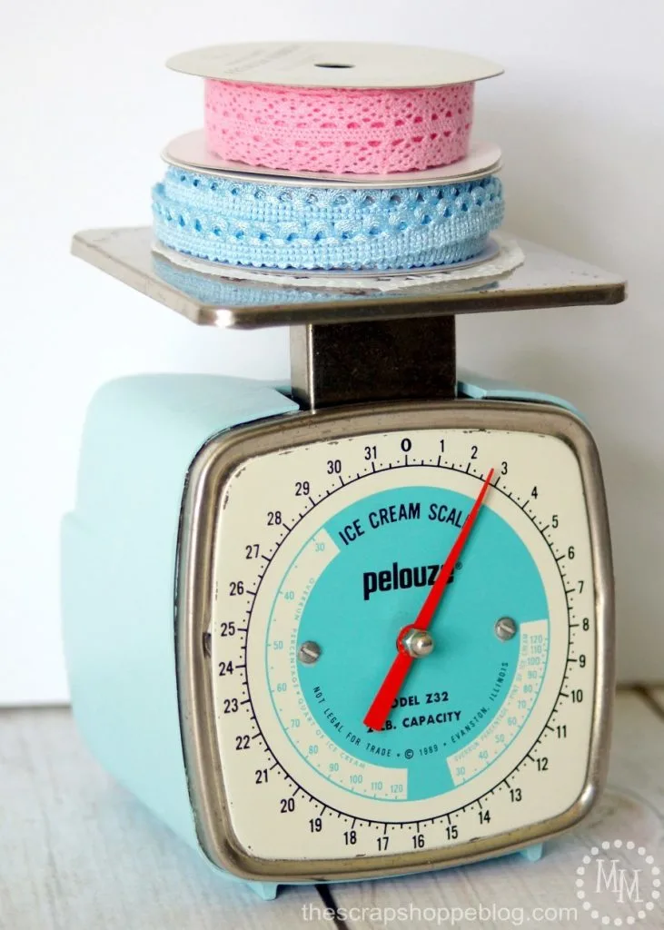 Give an old scale a fresh look with a coat of paint!