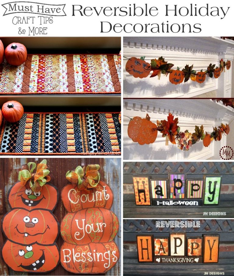 Reversible Holiday Decoration ideas!