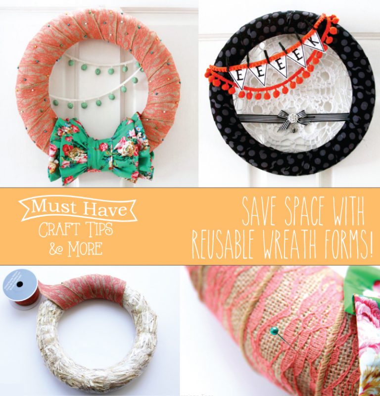 Halloween/Fall: Reusable Wreath Forms