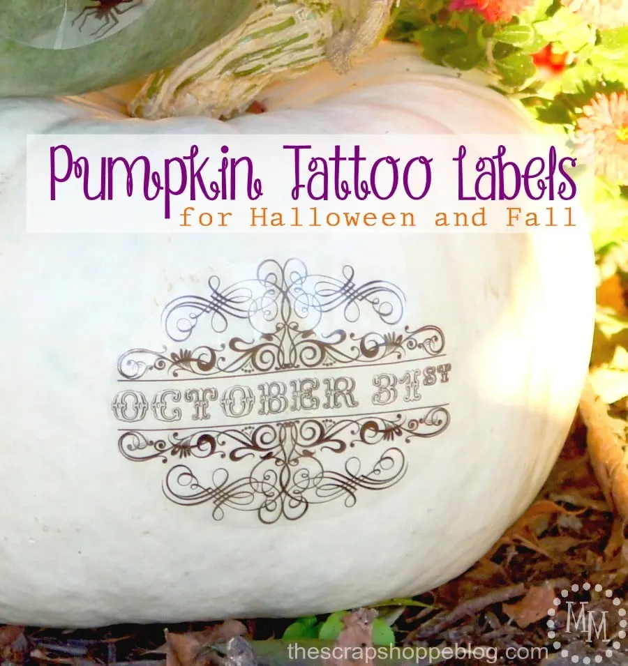 Don't want to carve into your pretty new pumpkin? Give a tattoo instead using these FREE downloadable patterns!