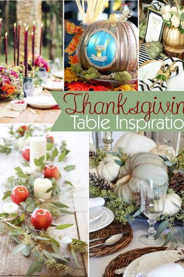 Thanksgiving Table Insipiration Ideas