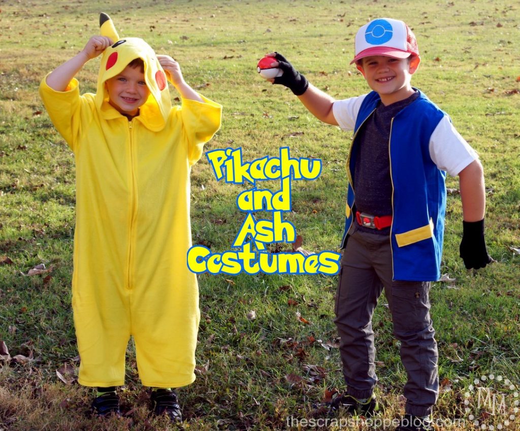Make your little Pokémon fans their own Pikachu and Ash Ketchum costumes for Halloween or play!