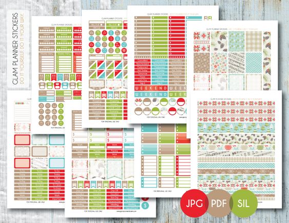 Free Printable Planner Stickers