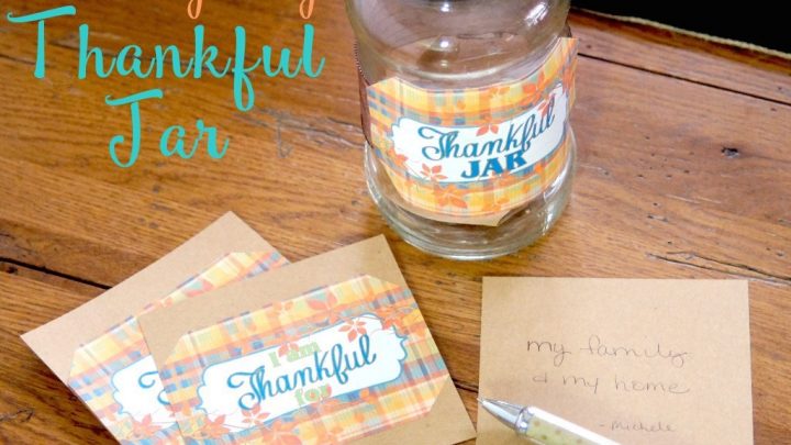 Thanksgiving Thankful Jar