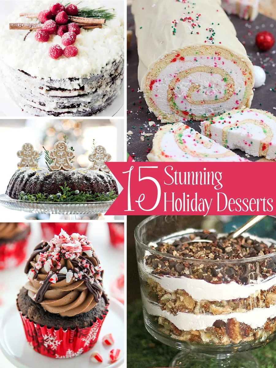 15 Stunning Holiday Desserts - Because it's not just about the taste, it's about the presentation!