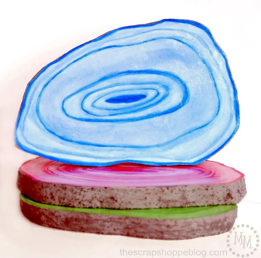Can you believe these agate slices aren't real? You won't believe how they are made!