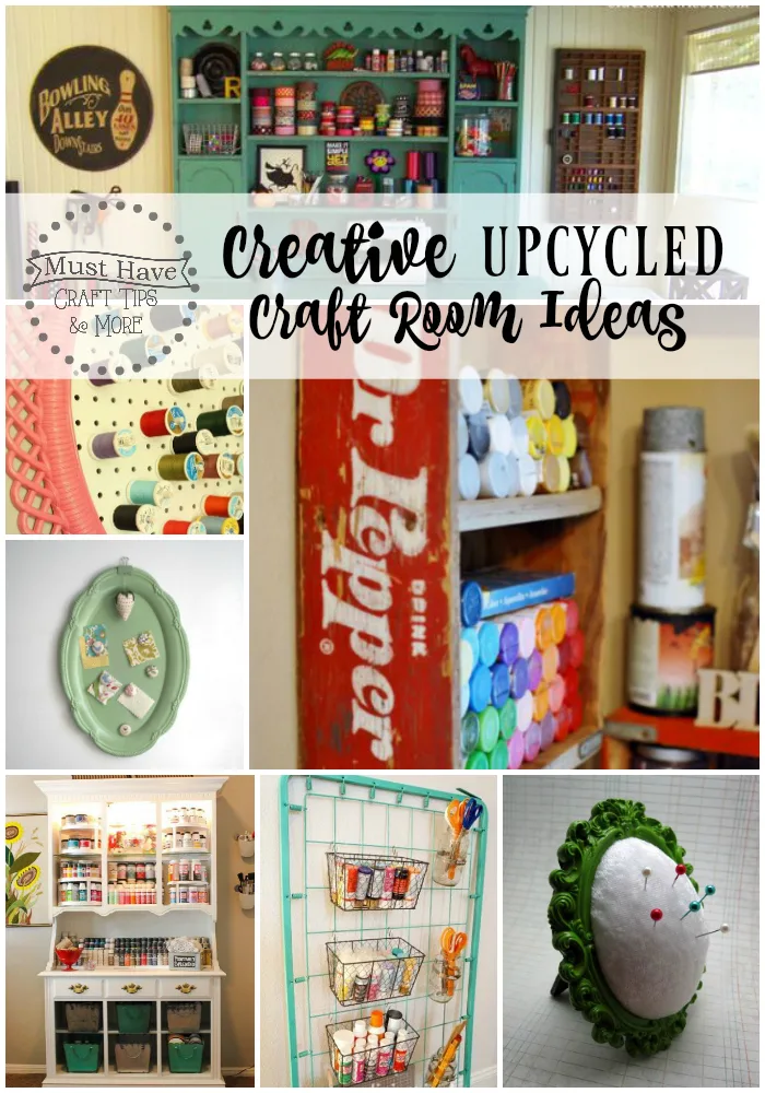Creative upcycled ideas for your craft room!