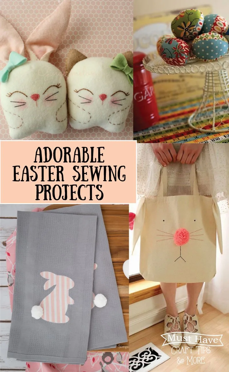 Sew up a storm this Easter with these adorable Easter Sewing Projects!