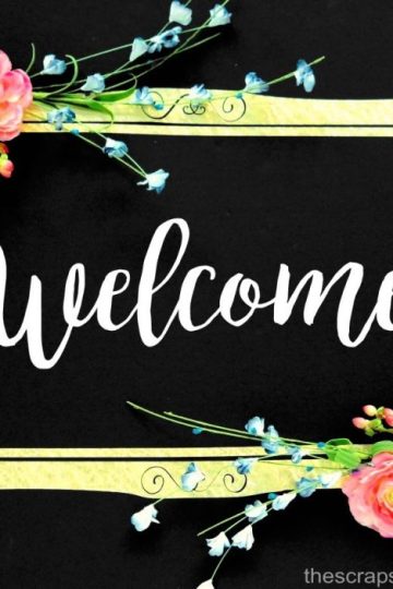 Dress up your walls with pretty gold vinyl to create custom frames!