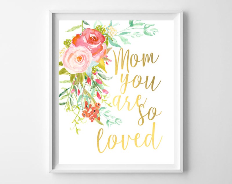 Give mom something floral-themed for Mother's Day, and she can enjoy it all spring!