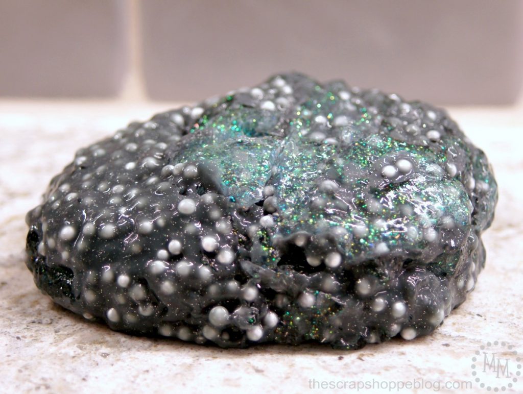 Make your slime out of this world by creating textured galaxy slime!