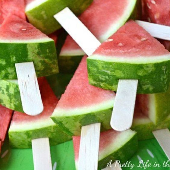 watermelon popcicles