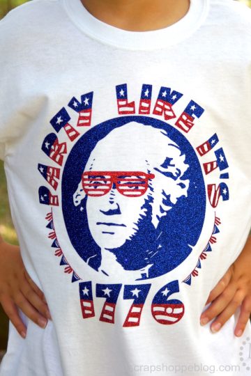 Party like it's 1776 with George Washington himself with this fun FREE Silhouette cut file!