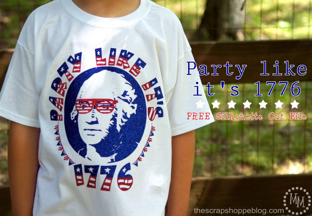 Party like it's 1776 with George Washington himself with this fun FREE cut file!