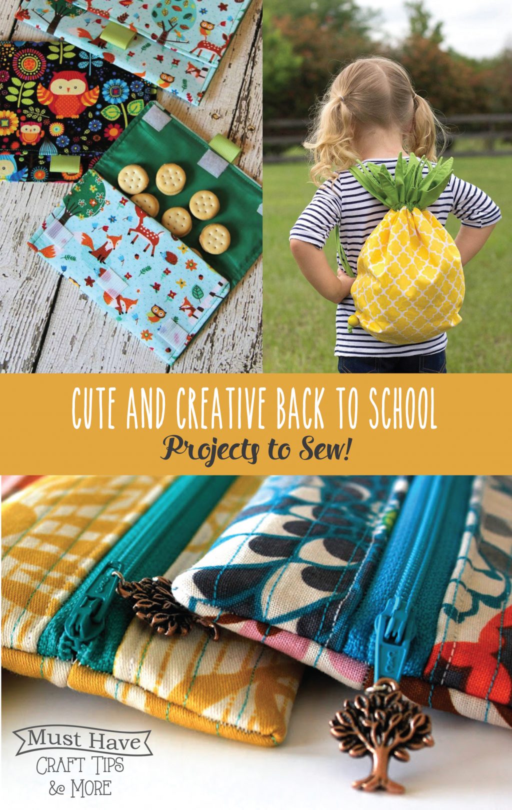 Save some money on back to school supplies by sewing your own!