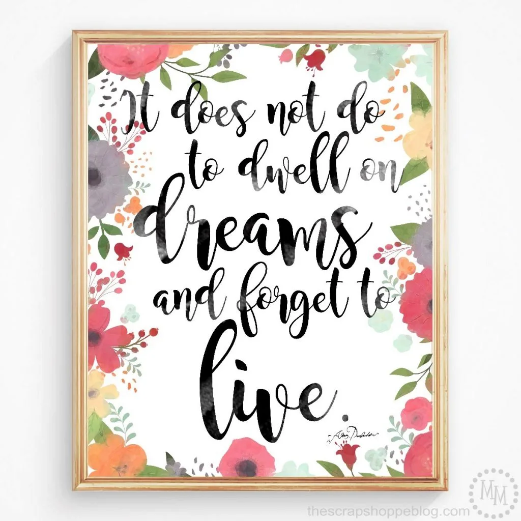Turn your favorite quotes from the Harry Potter series into gorgeous, trendy wall art with these 4 FREE watercolor prints!