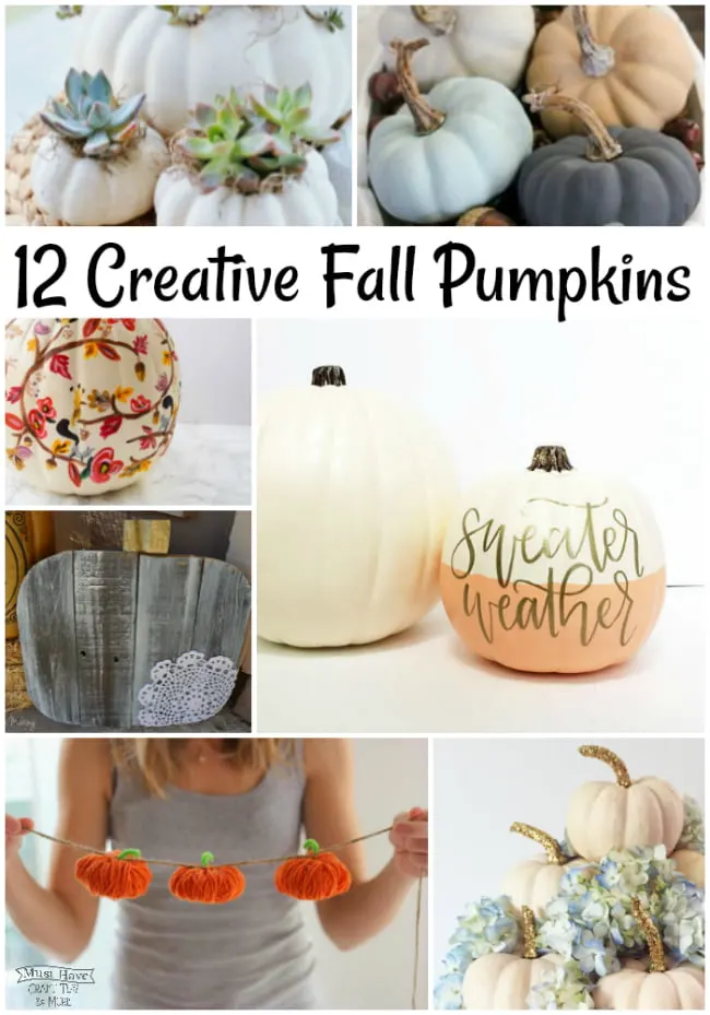 Dress up your home this fall with faux pumpkins! Don't miss these creative fall pumpkin ideas.