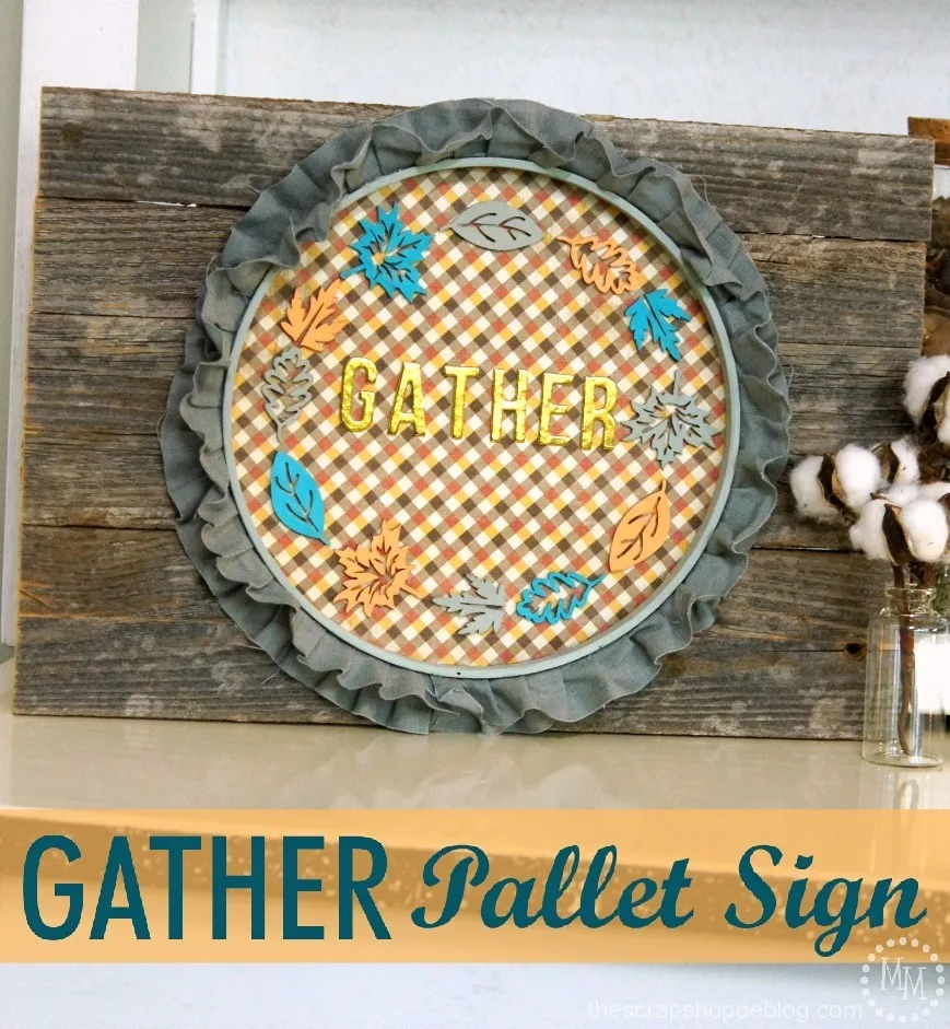 Get ready for fall by making this simple DIY pallet sign!