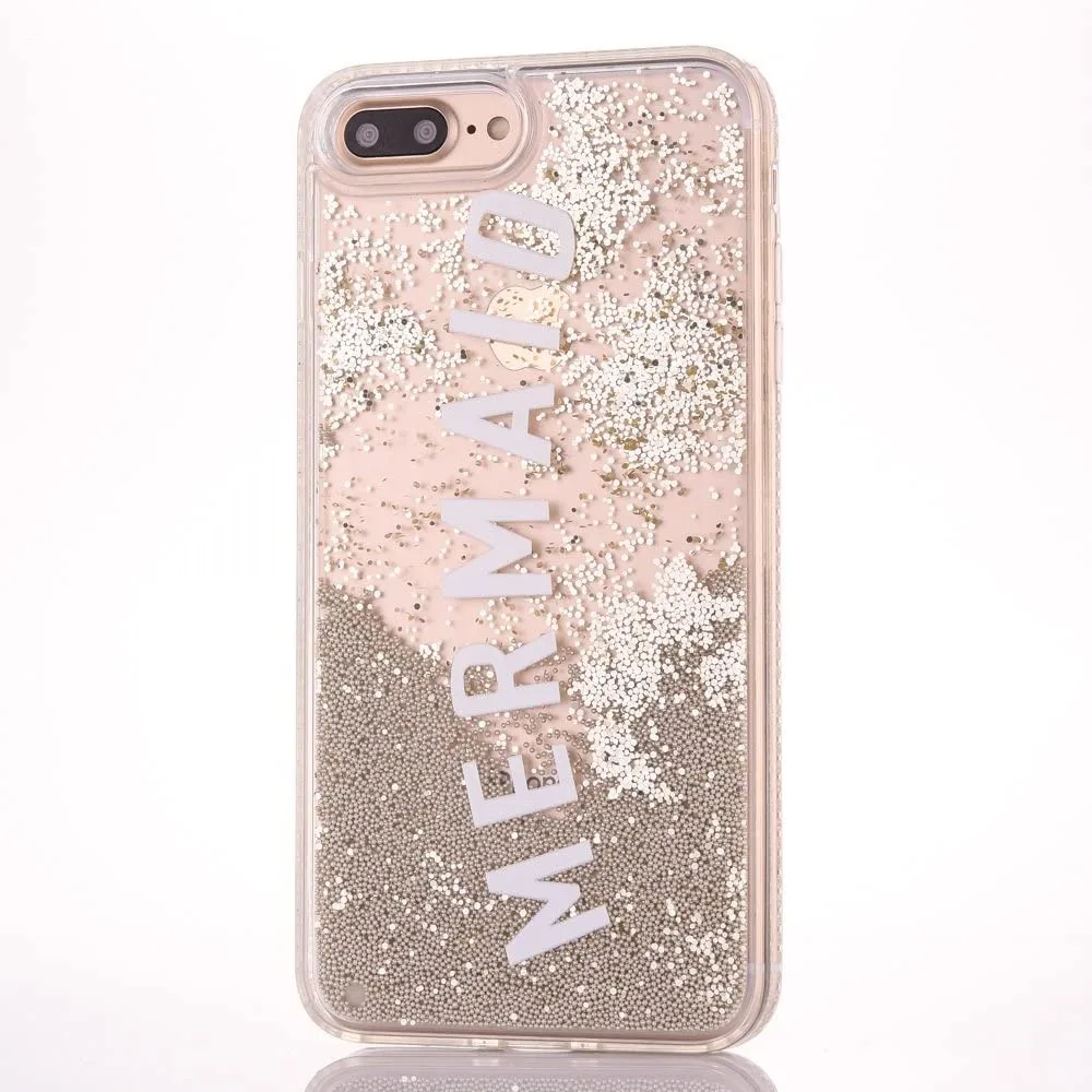 Glitter mermaid phone case