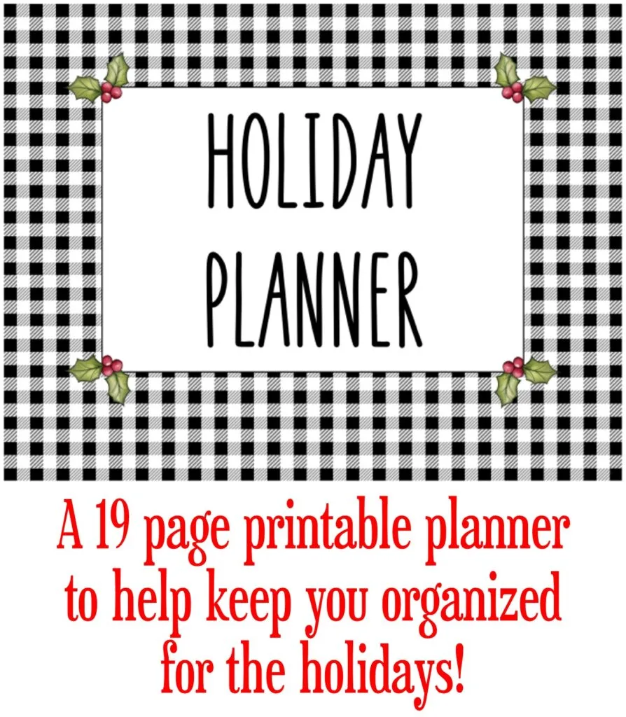 Holiday Planner Cover