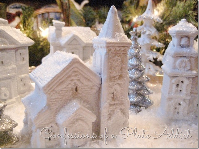 A Christmas Village is a fun way to decorate for the holidays! And they come in all shapes and sizes.