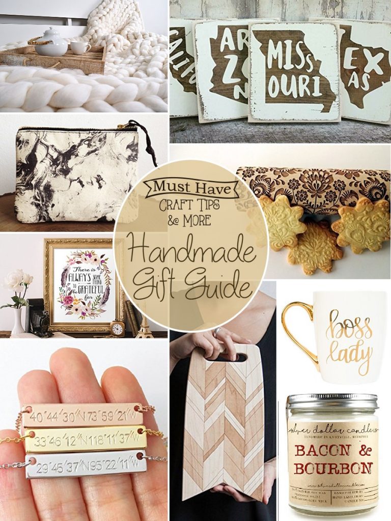 Handmade gift guide for holiday shopping