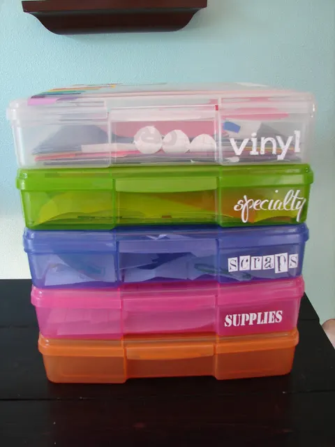 Whether you have a large stash or small, get your vinyl organized with these fabulous ideas!