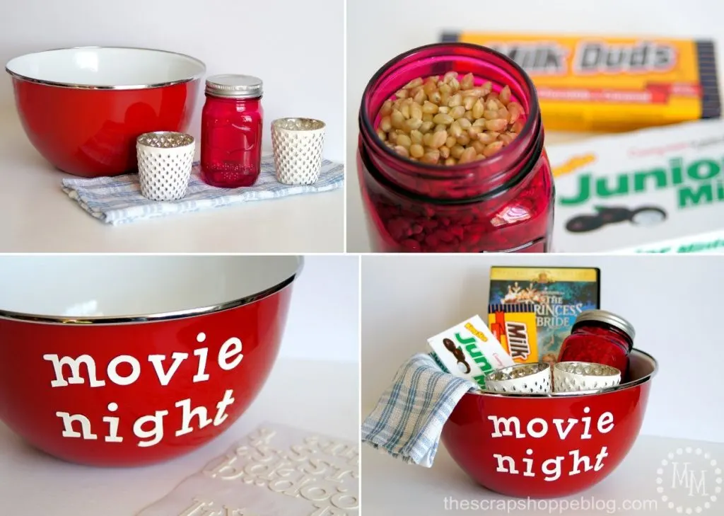 Put together a quick and simple gift for a date night in!