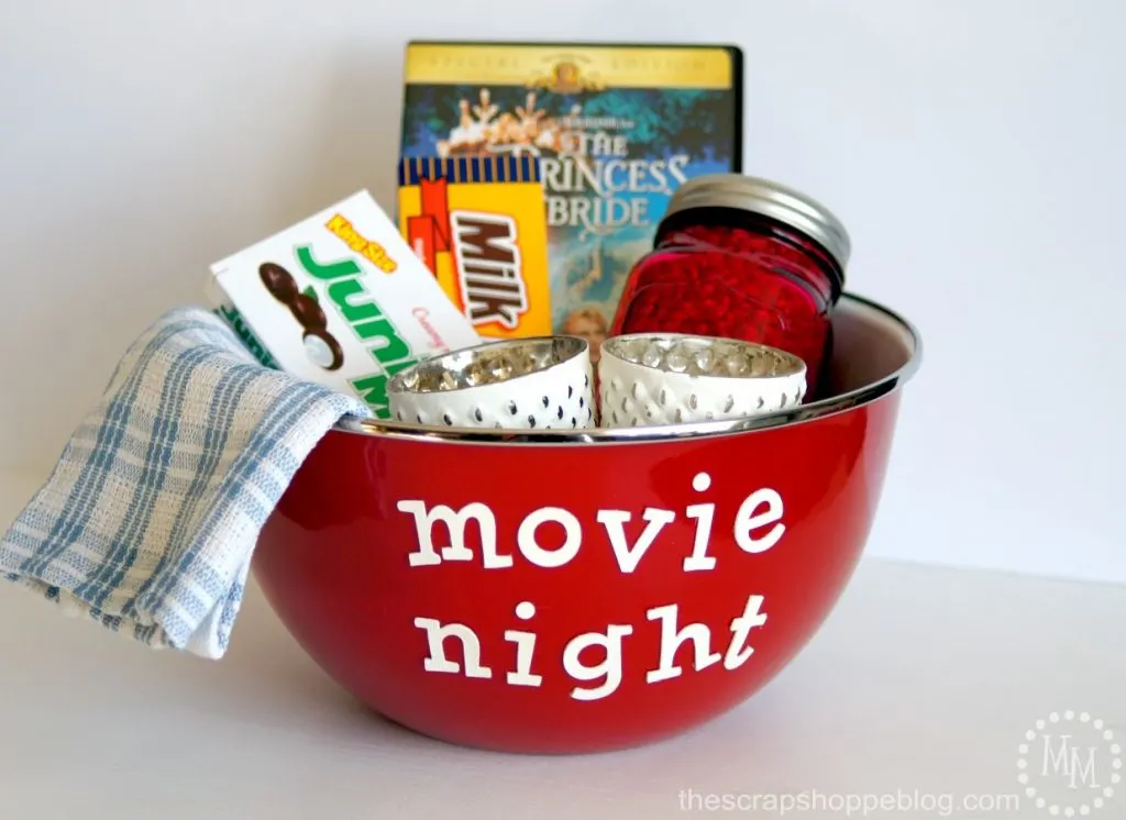 Put together a quick and simple gift for a date night in!