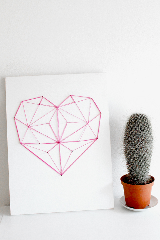 Brighten up your space with some DIY string art for your walls!