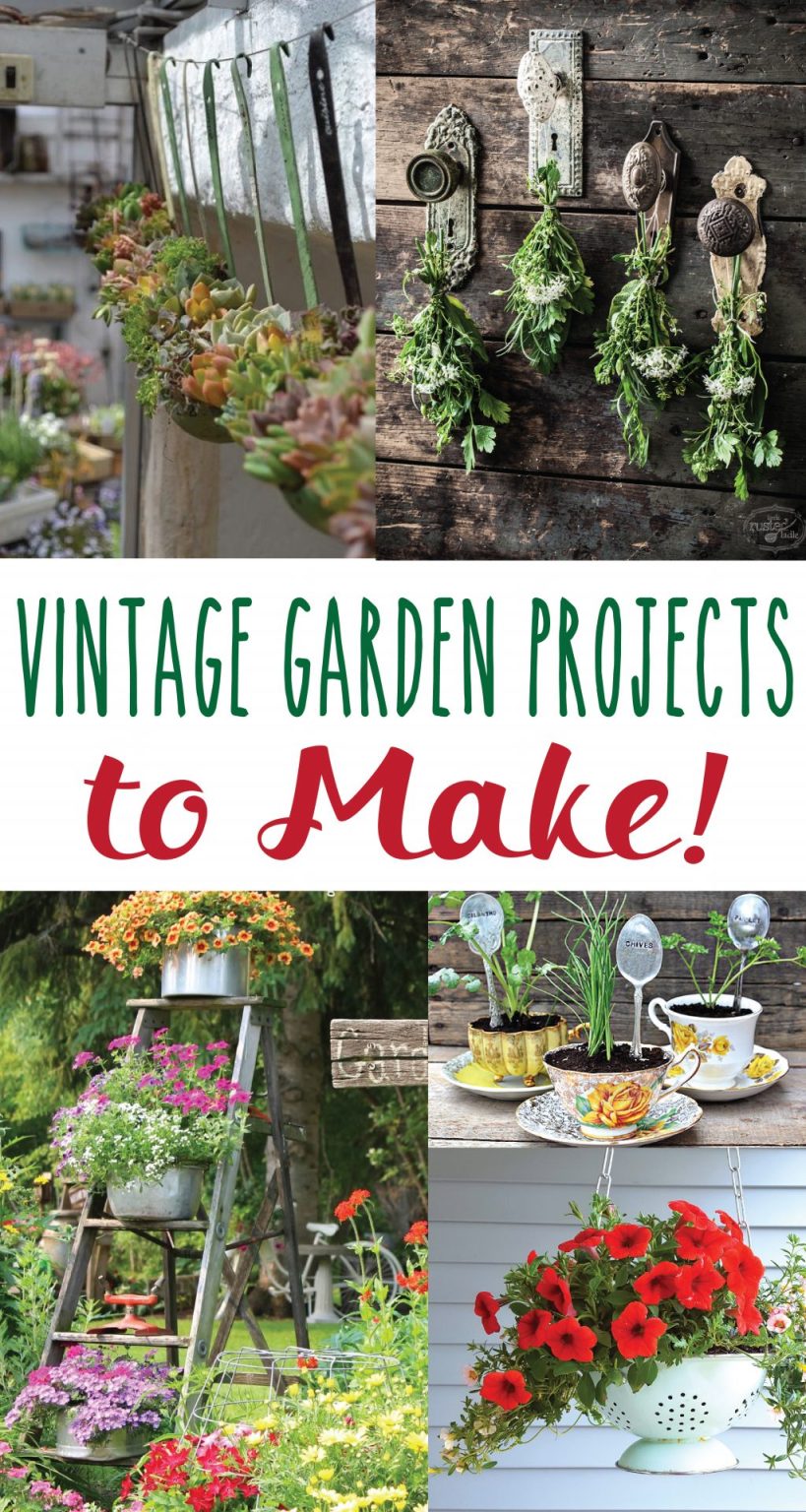 16 Vintage Garden Projects - The Scrap Shoppe