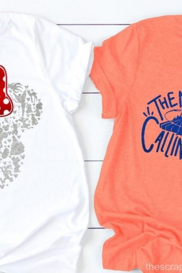DIY your own Disney-themed t-shirts for even more fun at the parks!
