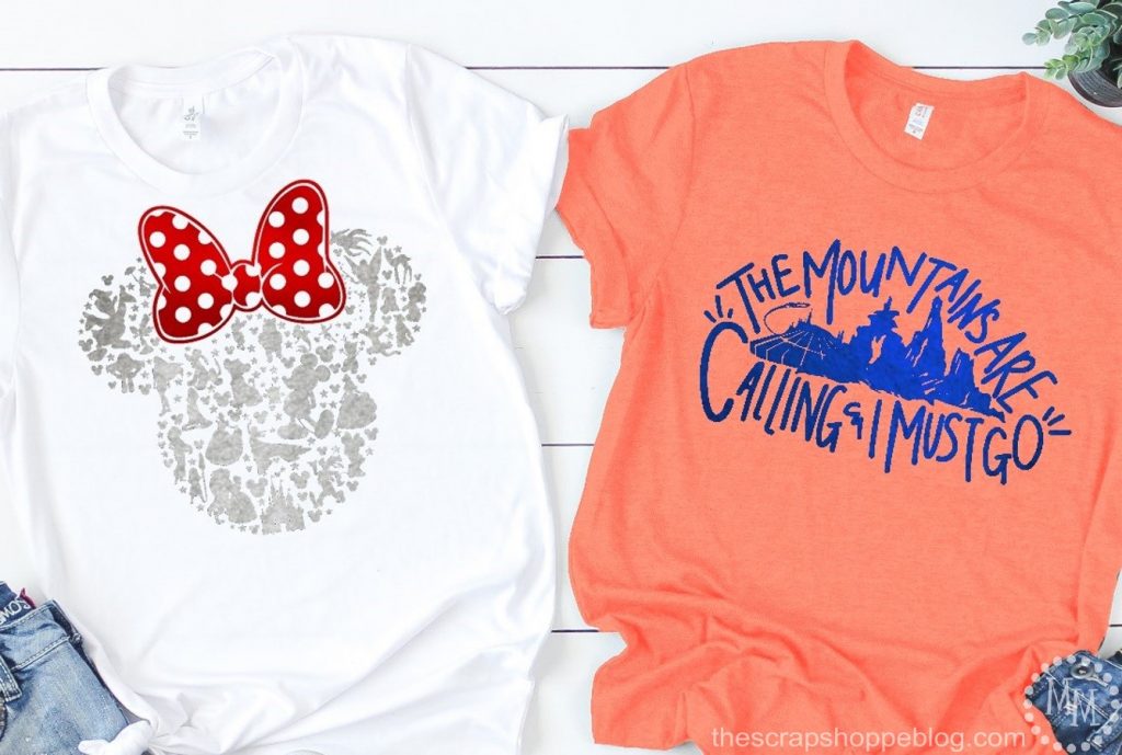 DIY your own Disney-themed t-shirts for even more fun at the parks!
