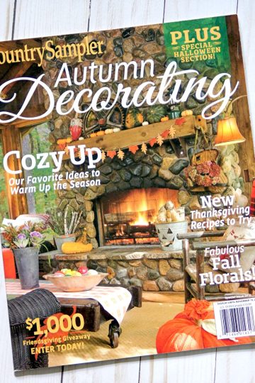 Country Sampler Autumn Decorating Magazine Feature