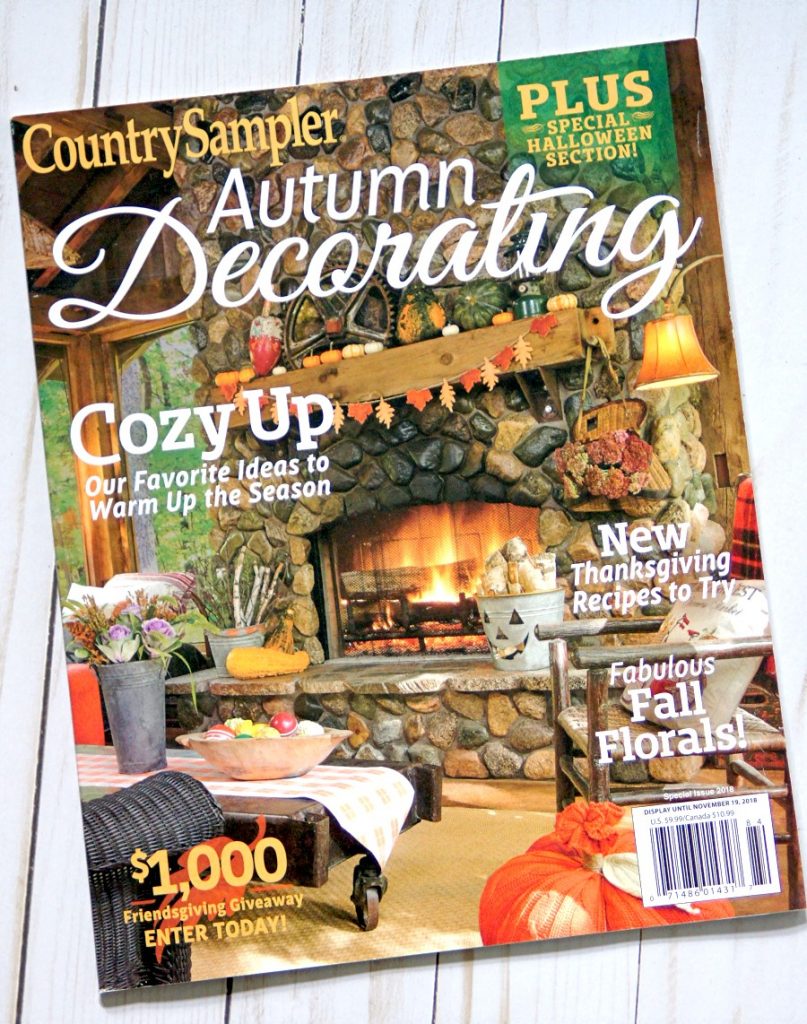 Country Sampler Autumn Decorating Magazine Feature