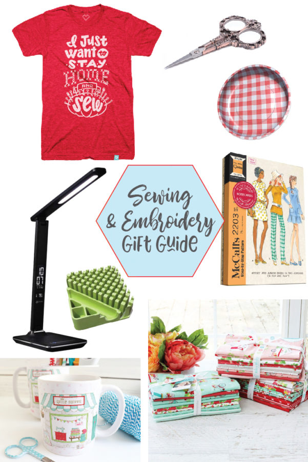 This gift guide is perfect for those who love to sew and embroider!