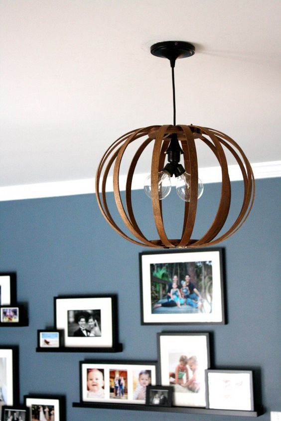 Can't find the perfect light fixture for your space? Don't be afraid to DIY it!