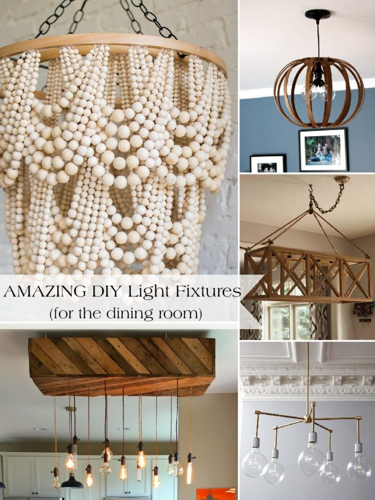Can't find the perfect light fixture for your space? Don't be afraid to DIY it!