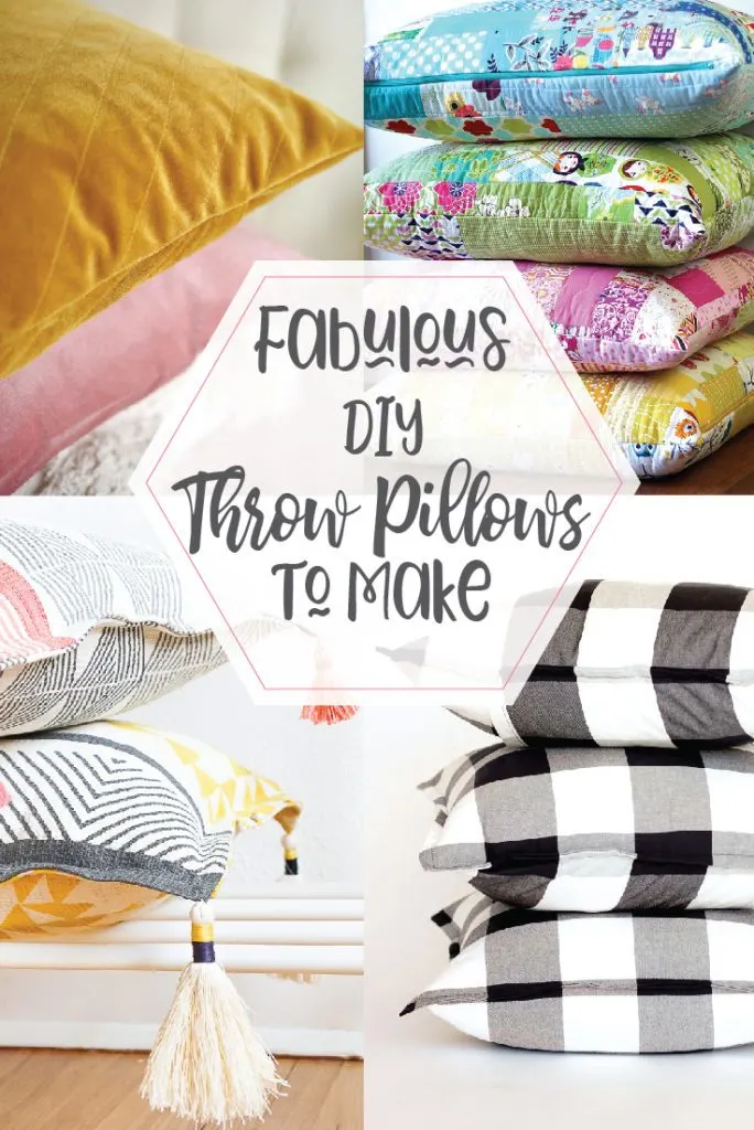 Fabulous DIY Throw Pillow Ideas