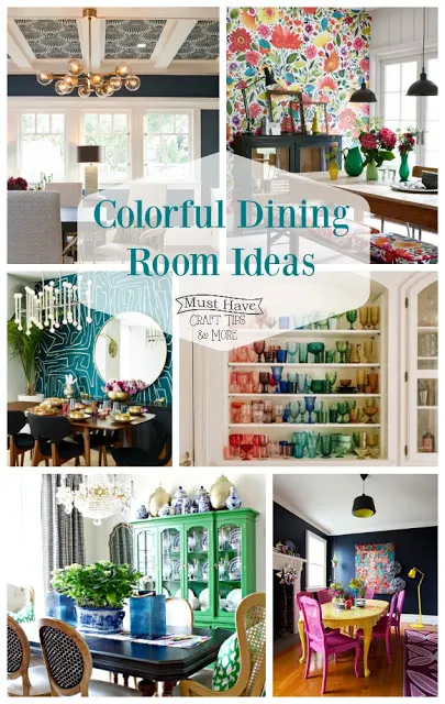 Add a pop of color to your dining room!