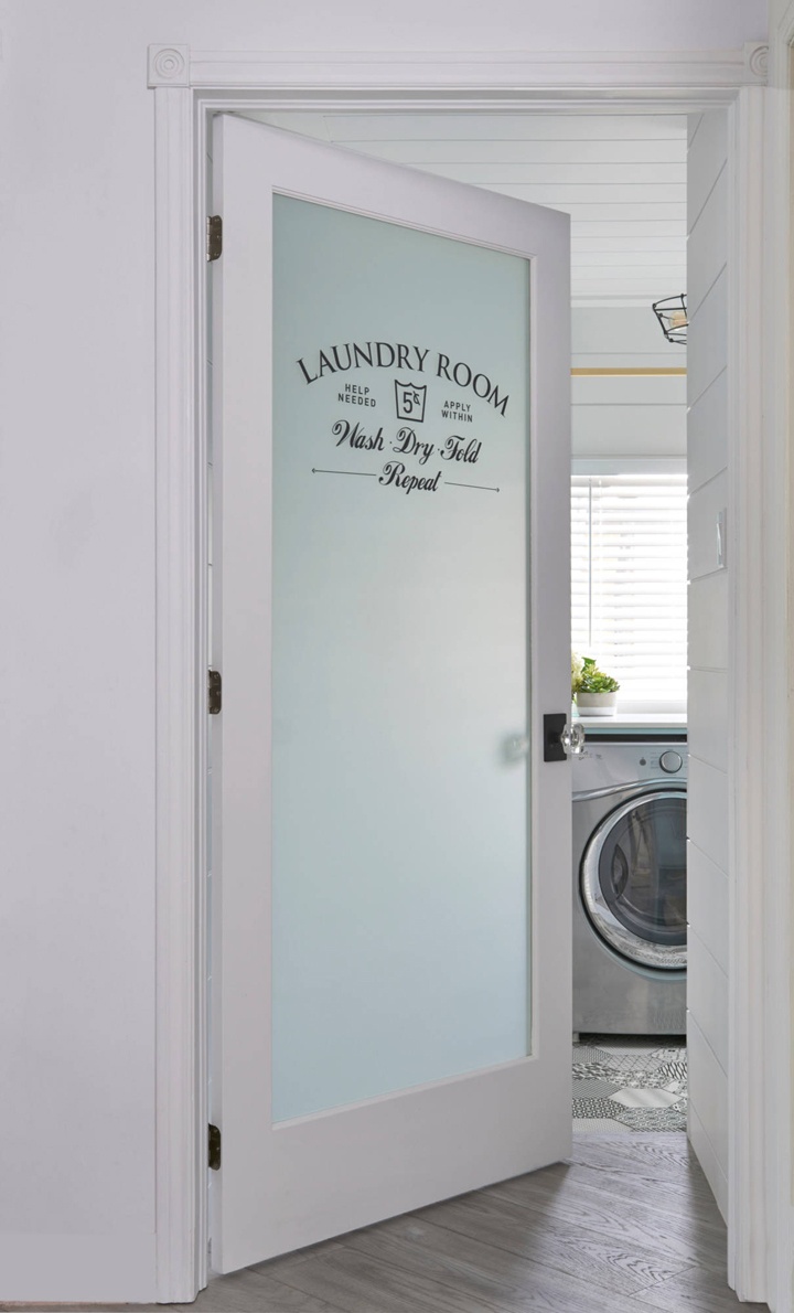 Glass Laundry Room Door - Mary Blog