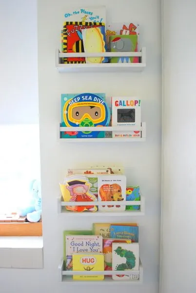 DIY Kids' Book Storage Ideas you'll love for your kids' bedrooms.